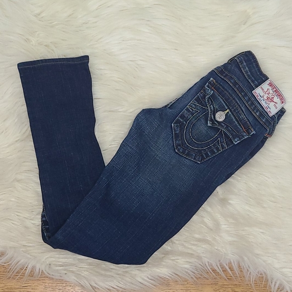 True Religion Julie jeans dark wash tiny size 25 - Picture 1 of 8